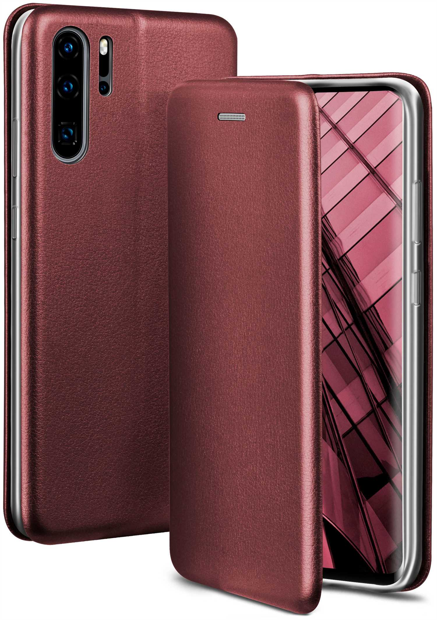 ONEFLOW Business Case, Flip Cover, Pro - Burgund Red Edition, P30 Huawei, New