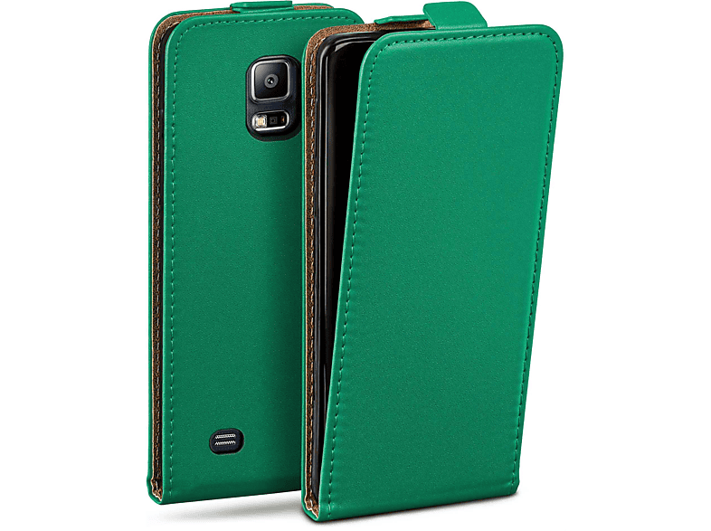 MOEX Galaxy Emerald-Green Cover, Flip Flip Samsung, S5, Case,