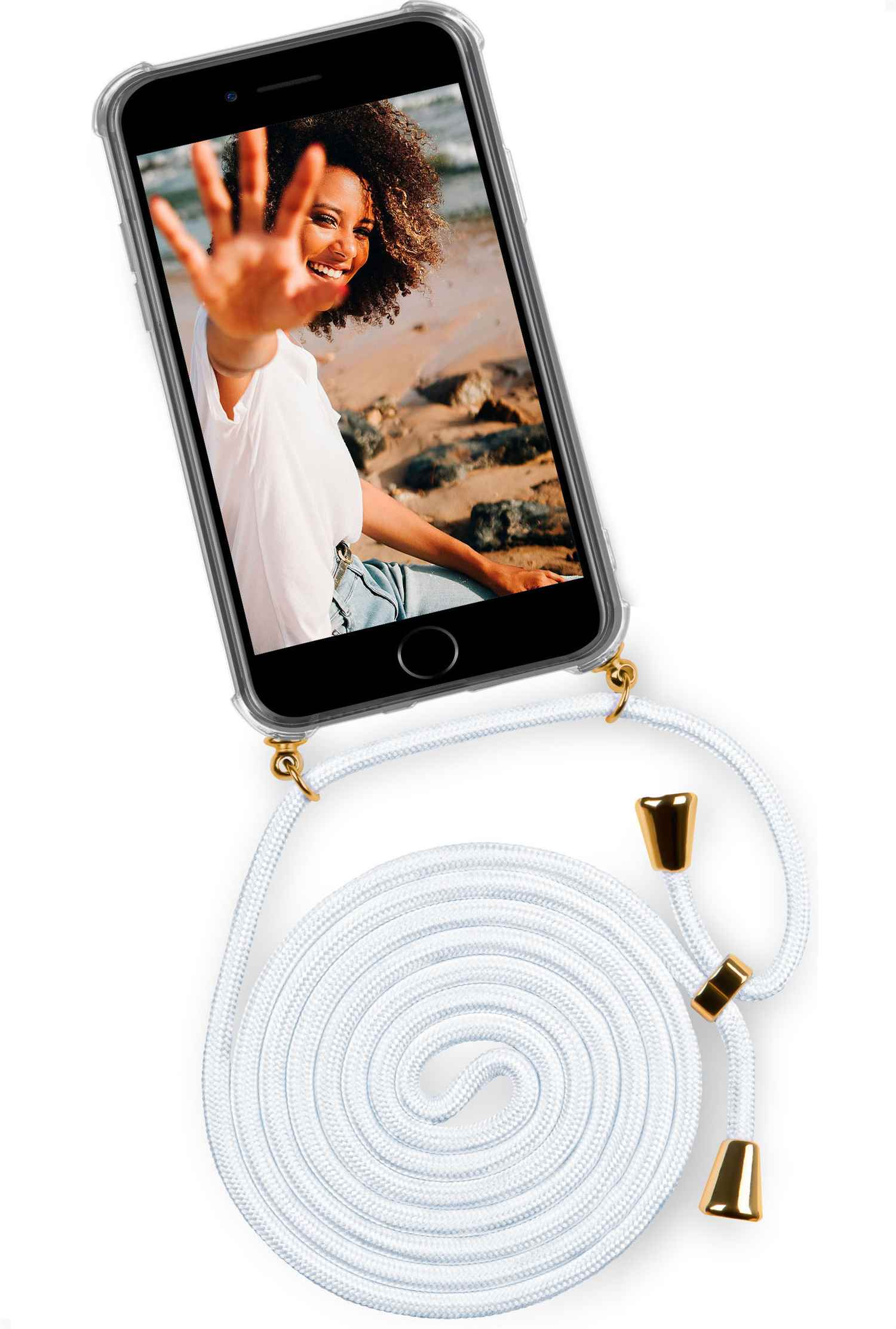 (Gold) Apple, Generation SE iPhone 2. Twist Case, (2020), Marshmallow ONEFLOW Backcover,