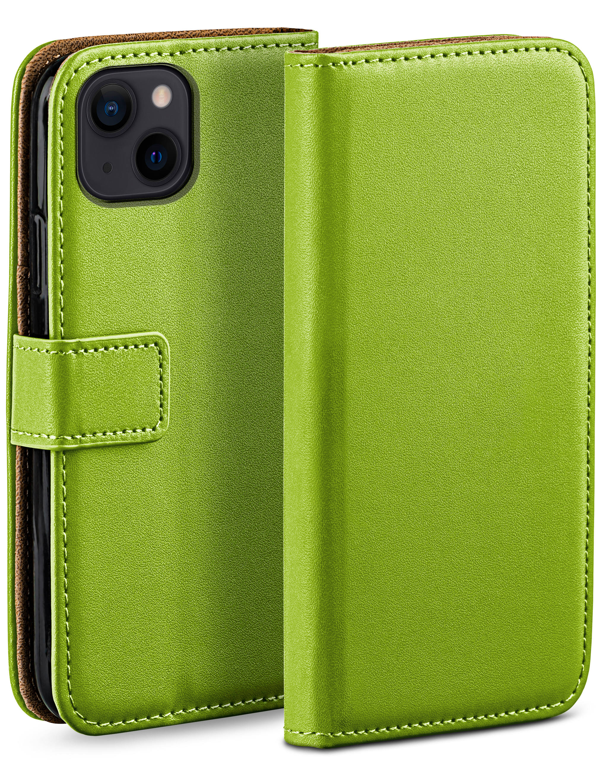 MOEX Book Case, Bookcover, iPhone Plus, Lime-Green 14 Apple