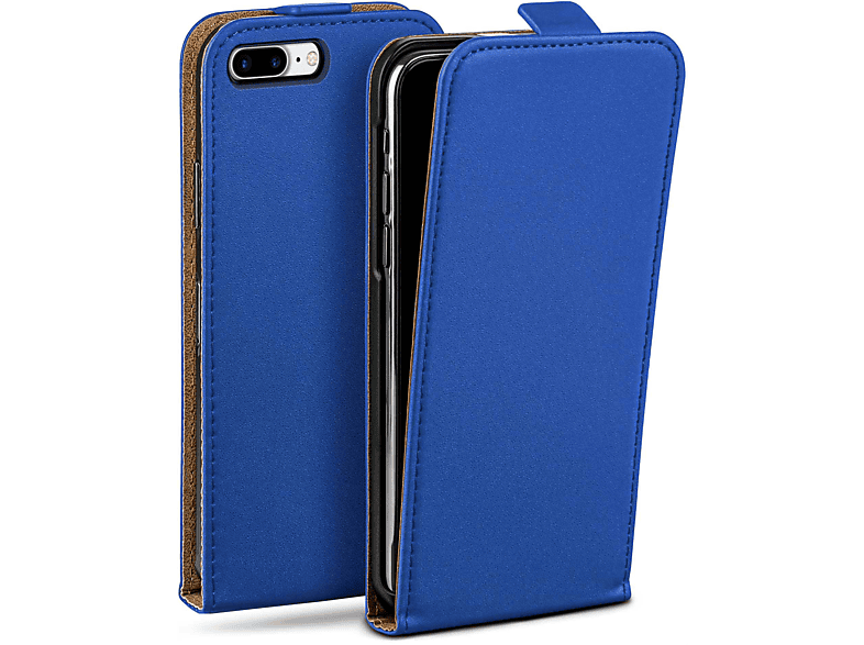 MOEX Flip Case, Flip Cover, Apple, iPhone 8 Plus, Royal-Blue