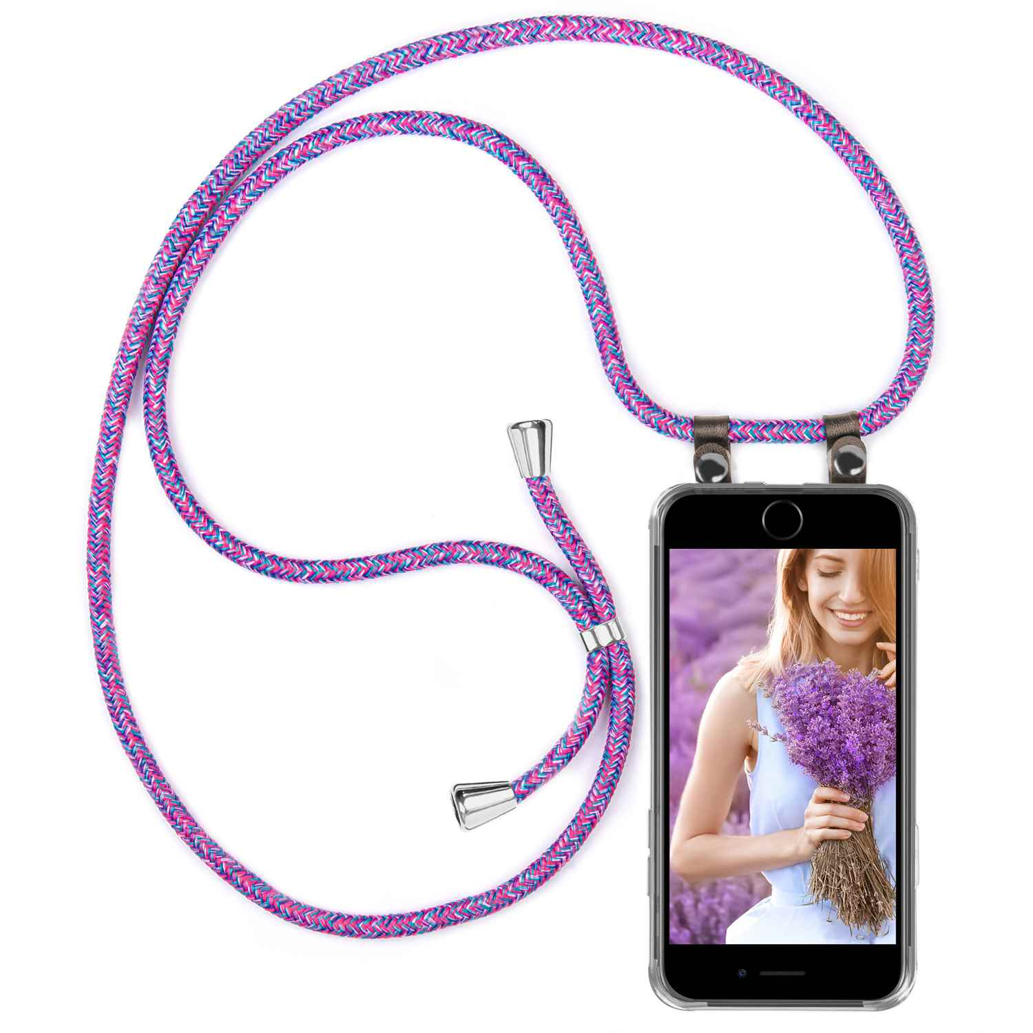 Lila MOEX iPhone Backcover, Generation Pink SE 2. Handykette, Apple, (2020),