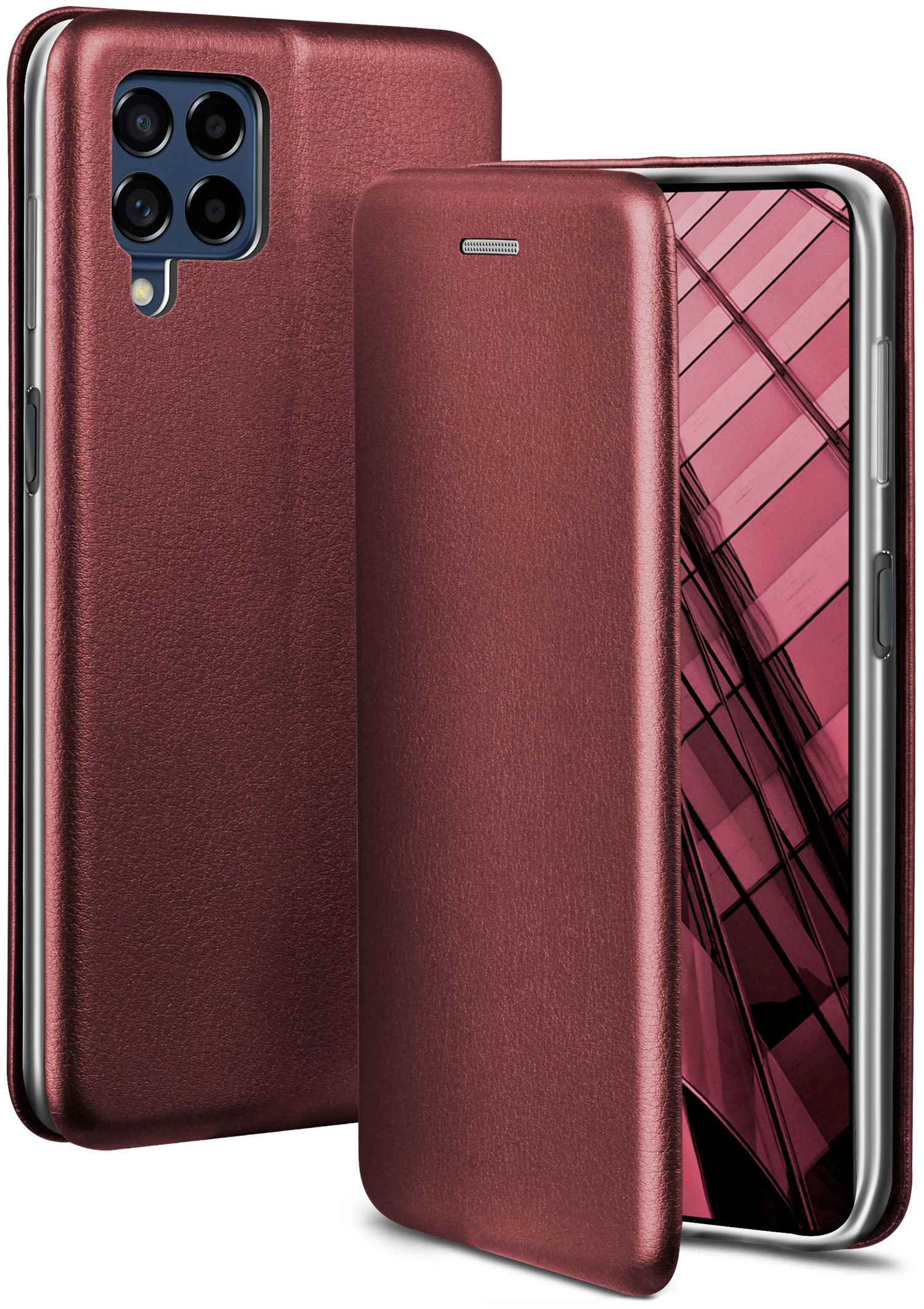 - Case, Galaxy Flip Burgund Samsung, Business Cover, 5G, ONEFLOW Red M53