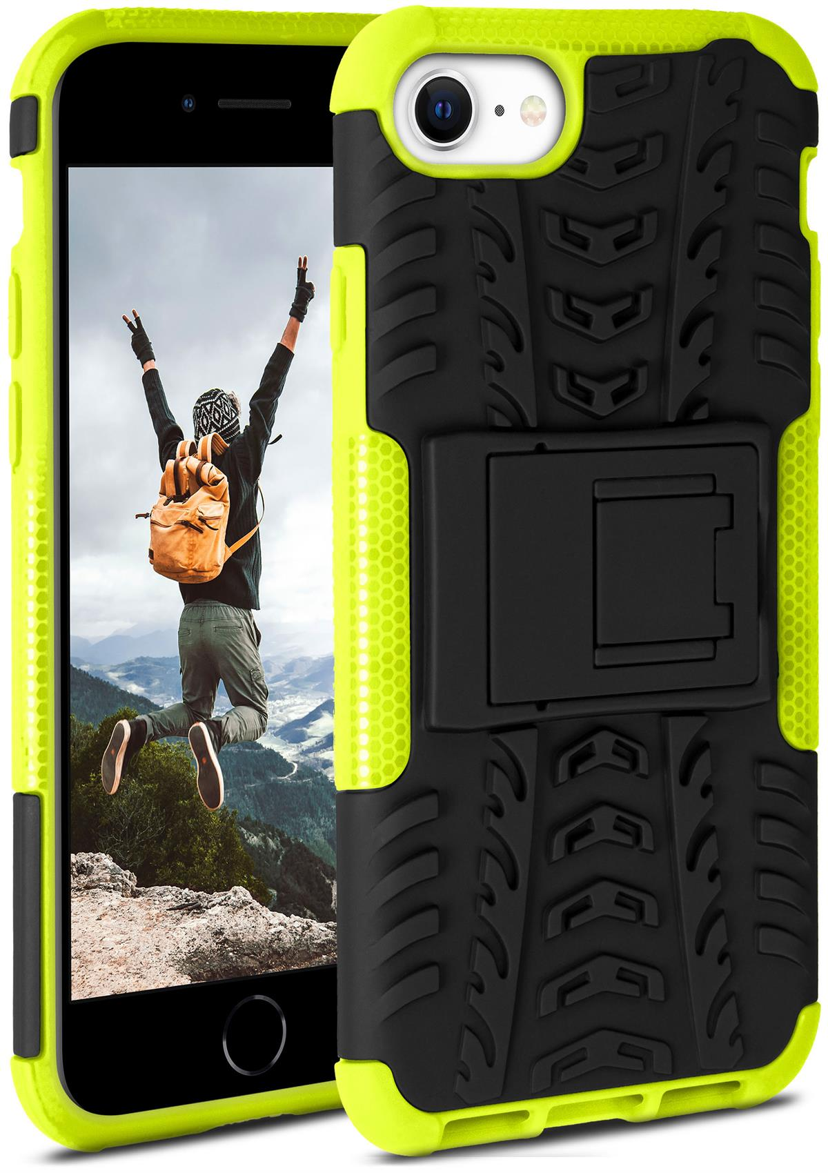 ONEFLOW Tank Case, Backcover, Apple, iPhone Generation 3. Lime (2022), SE