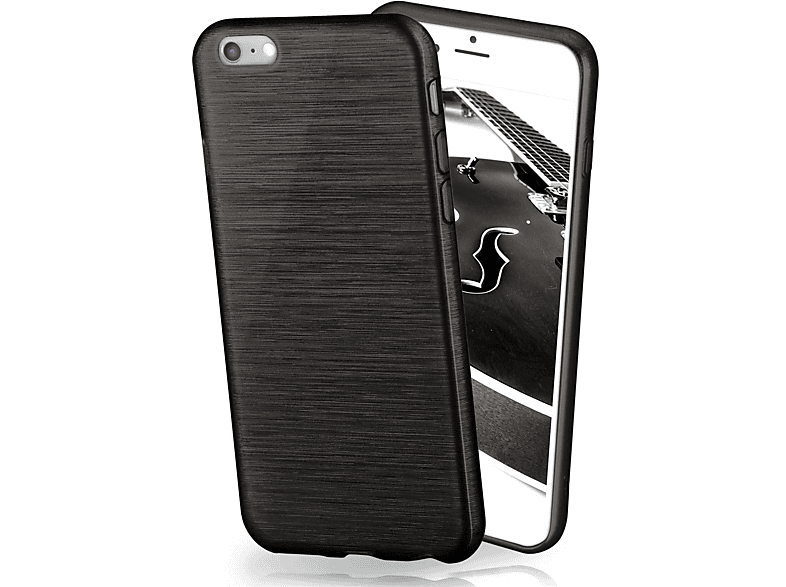 MOEX Brushed Case, Backcover, Apple, Plus, Onyx-Black 6 iPhone