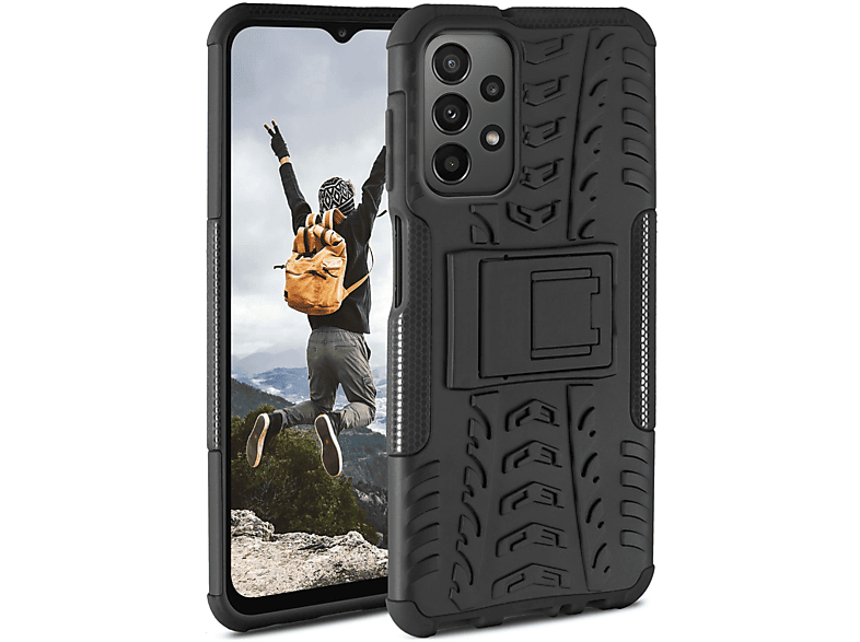 ONEFLOW Tank Case, Obsidian Samsung, Backcover, Galaxy 5G, A23