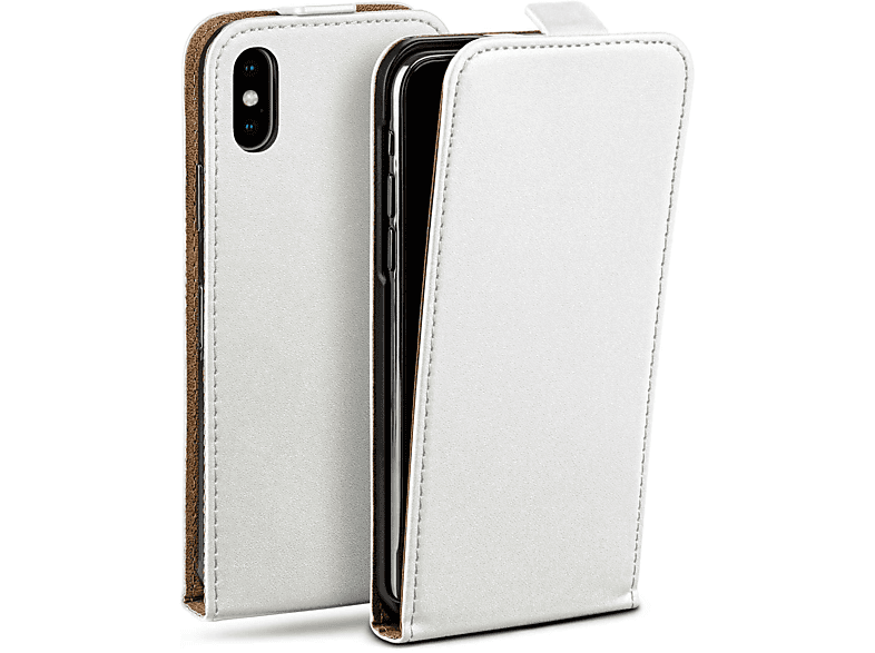 MOEX Flip Pearl-White Flip XS, Apple, Case, iPhone Cover
