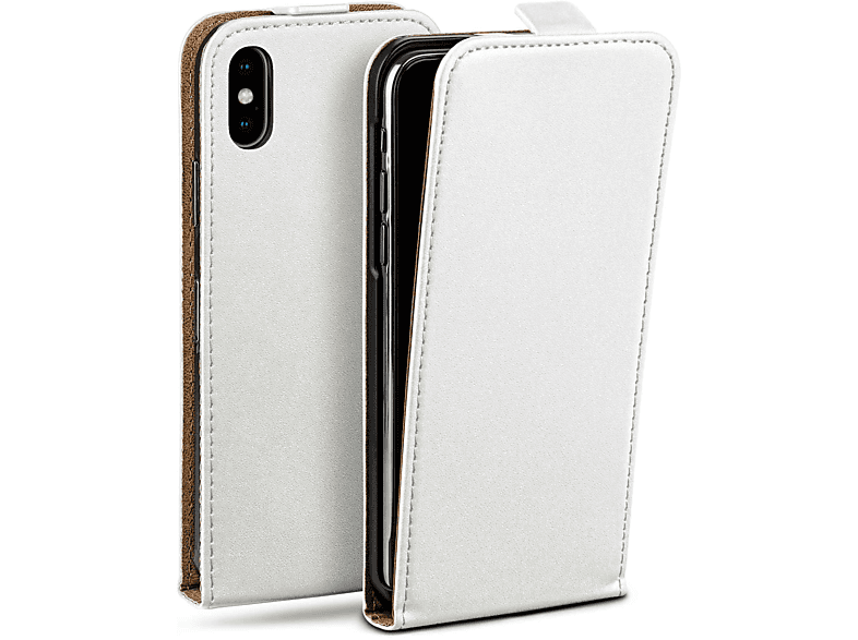 Case, Flip XS, Flip Apple, Pearl-White MOEX Cover, iPhone