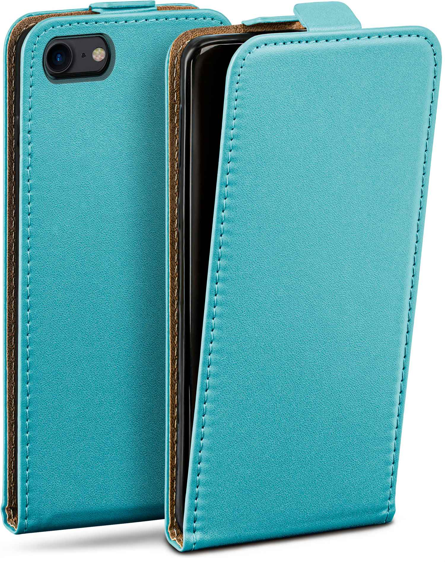 MOEX Flip Case, Flip Generation SE iPhone Aqua-Cyan Apple, (2020), Cover, 2