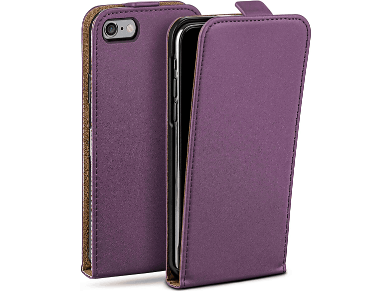 MOEX Flip Case, Flip Apple, Plus, Indigo-Violet Cover, 6s iPhone