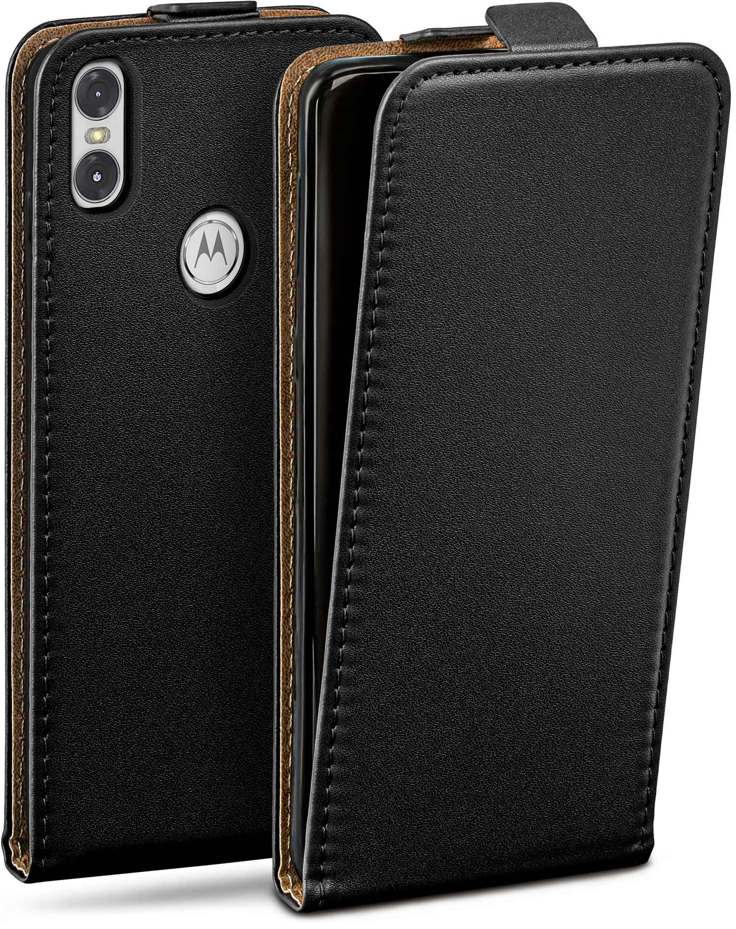 MOEX Flip Flip Case, One, Motorola, Cover, Deep-Black