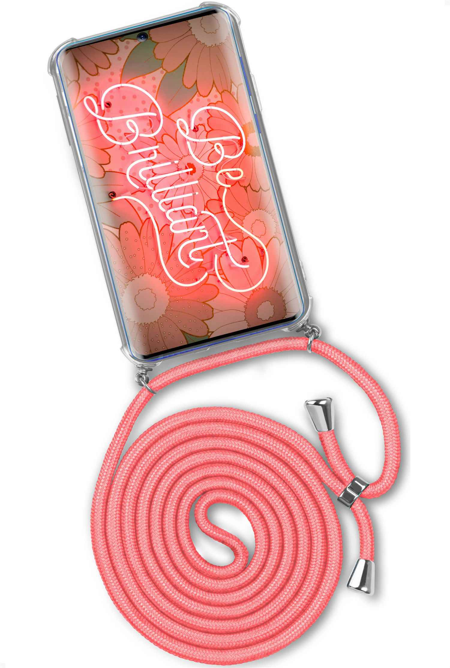 ONEFLOW Twist Flamingo Galaxy Case, Samsung, S20 Kooky 5G, (Silber) Backcover, Ultra