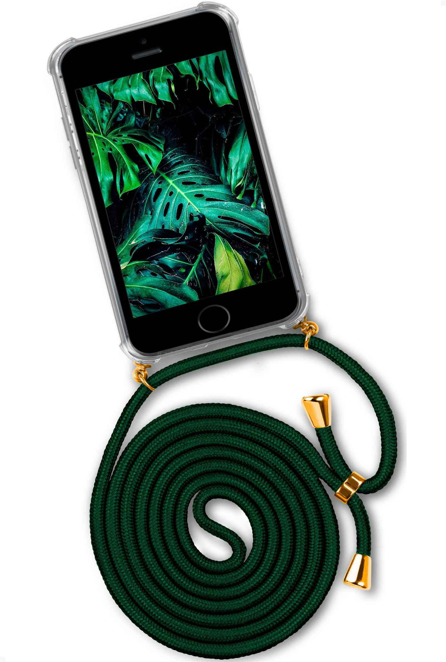 iPhone Backcover, Case, Jungle Deepest 5s, (Gold) Apple, ONEFLOW Twist