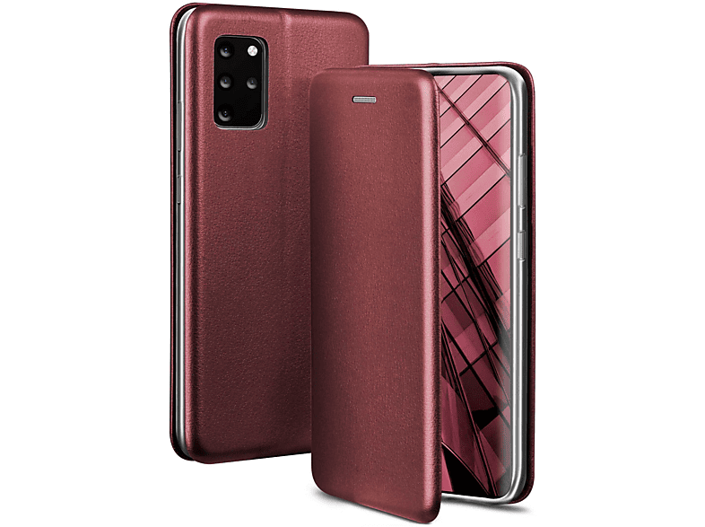 ONEFLOW Business Case, Flip Cover, Samsung, Galaxy S20 Plus, Burgund - Red