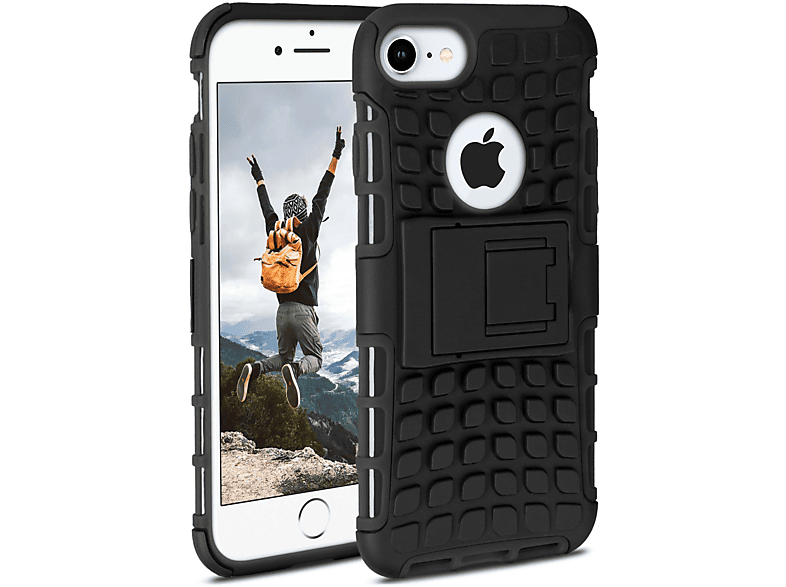 ONEFLOW Tank Backcover, Apple, Obsidian iPhone 7, Case