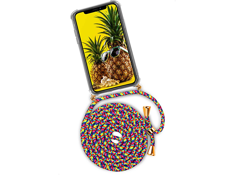 ONEFLOW Twist Case, Backcover, iPhone (Gold) Apple, X, Fruity Friday