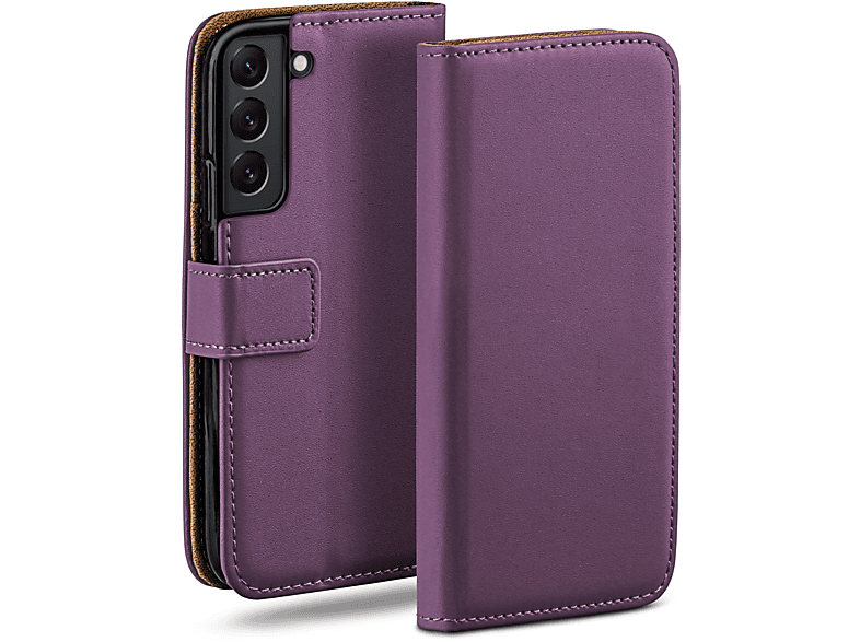 S22, Bookcover, MOEX Galaxy Samsung, Indigo-Violet Book Case,