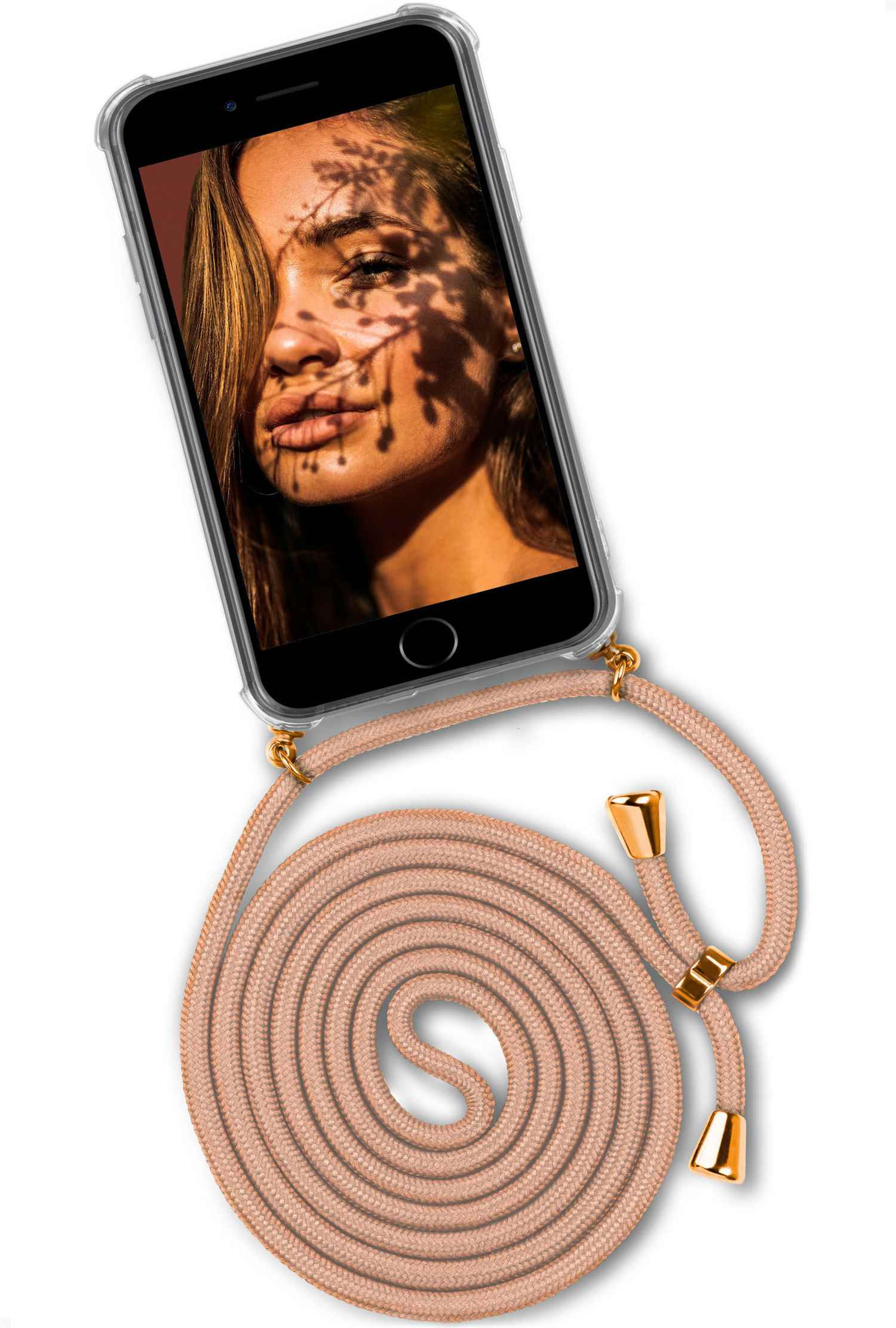 ONEFLOW Twist Case, Backcover, Apple, 2. iPhone Golden SE Coast (Gold) Generation (2020)