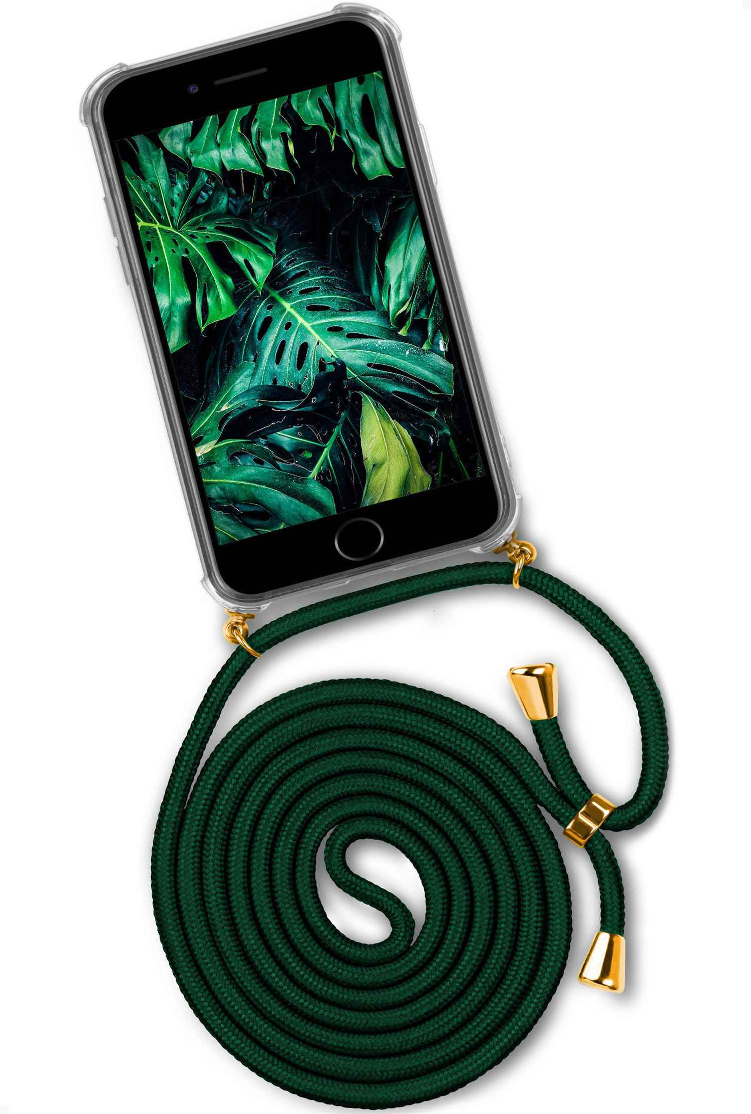 (Gold) ONEFLOW Plus, Deepest Apple, iPhone Case, Twist 6 Jungle Backcover,
