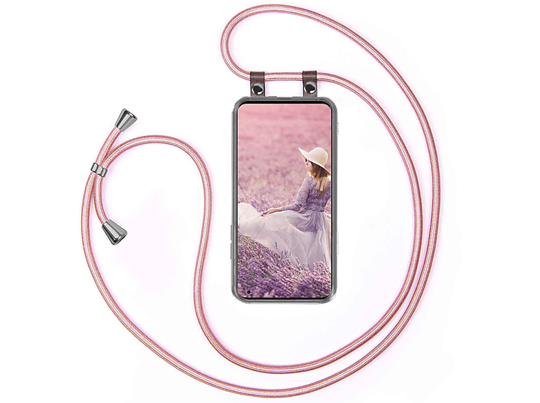 MOEX Handykette, Backcover, Oppo, Find X5 Pro, Rose Gold