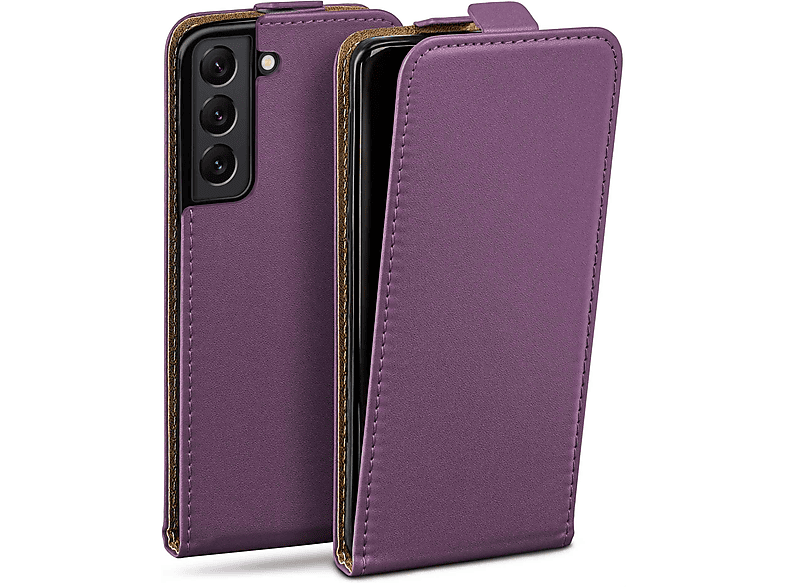 MOEX Flip Case, Flip Cover, Samsung, Galaxy S22, Indigo-Violet