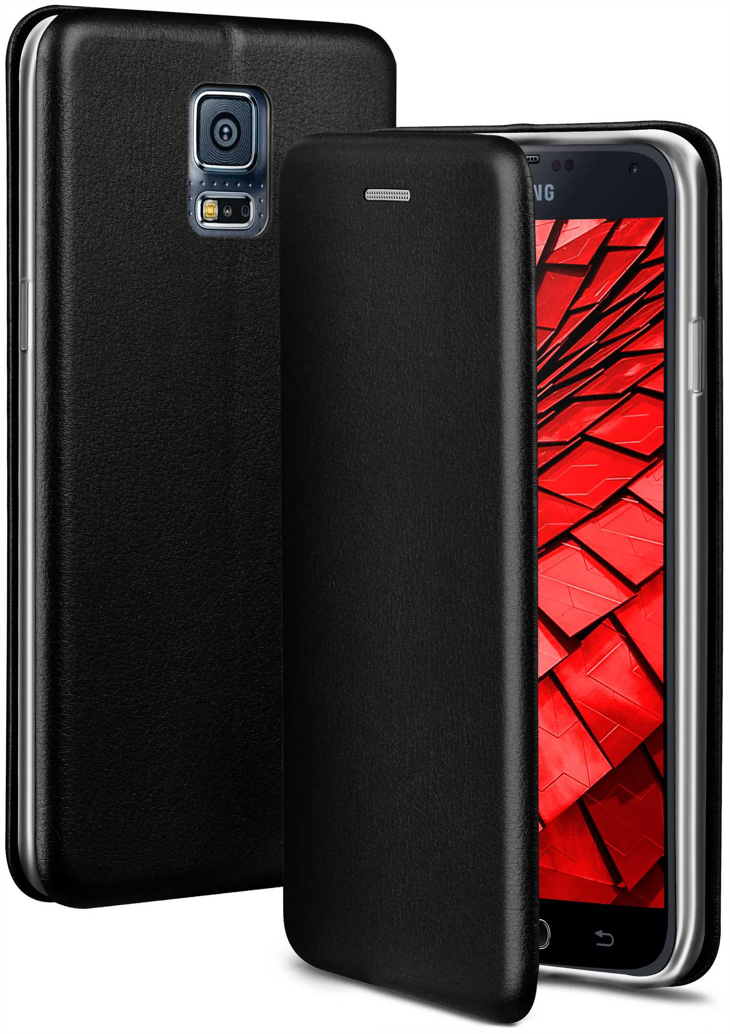 S5 ONEFLOW - Case, Samsung, Flip Black Business Cover, Neo, Tuxedo Galaxy