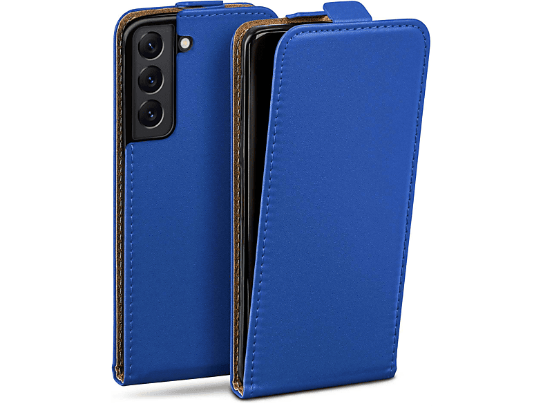 MOEX Flip Case, Flip Cover, Samsung, Galaxy S22, Royal-Blue