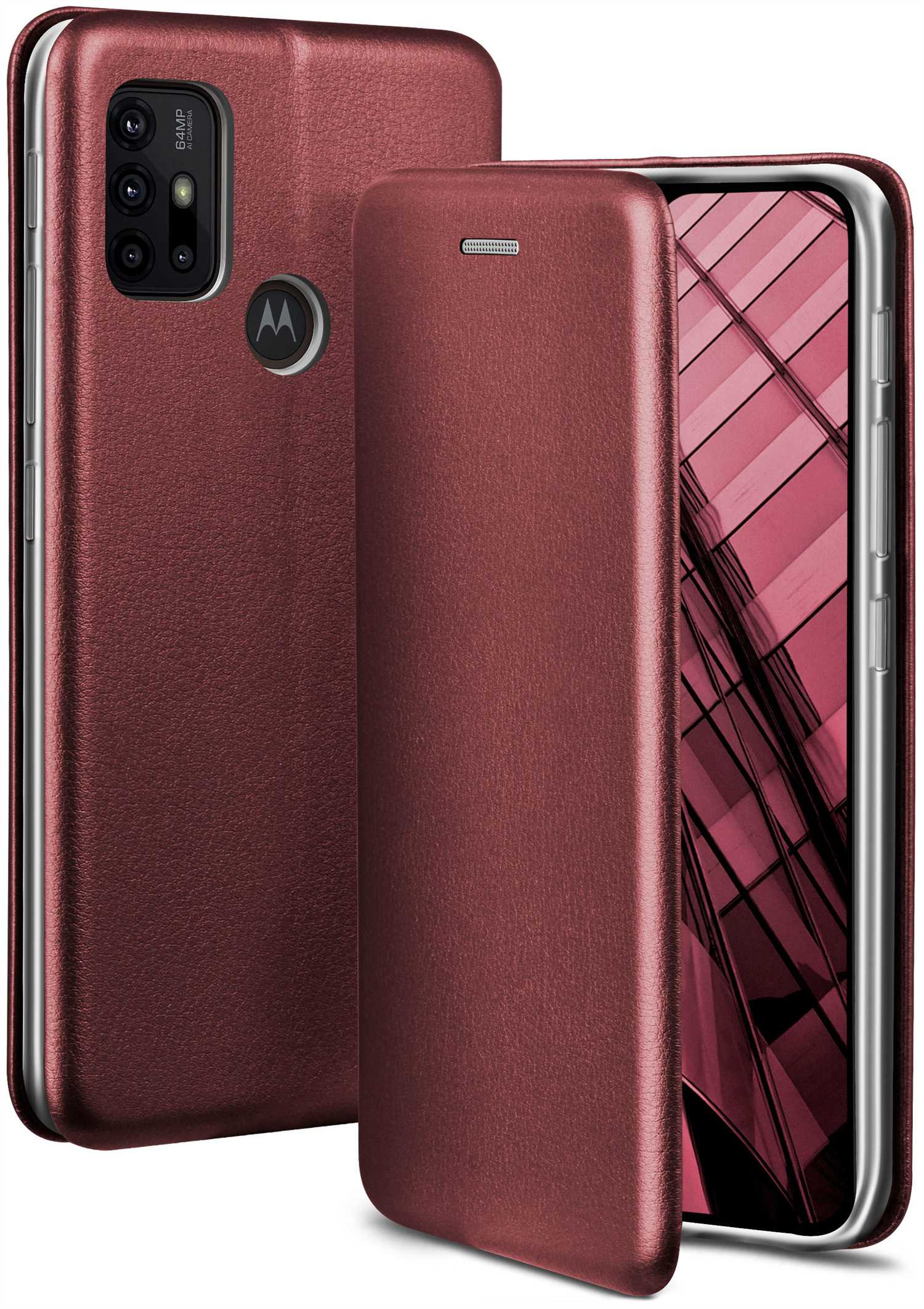 ONEFLOW Business Flip G30, Case, Motorola, - Moto Red Cover, Burgund