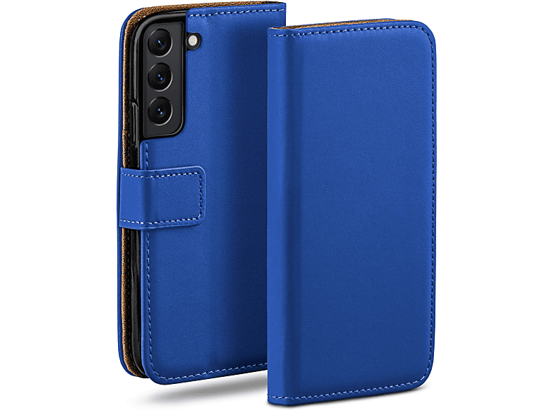 MOEX Royal-Blue Galaxy Bookcover, Book Case, S22, Samsung,