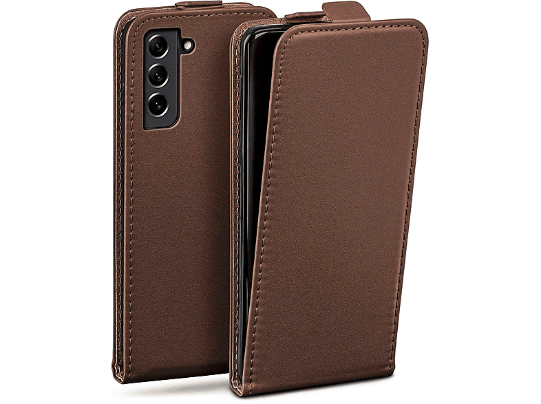 MOEX Flip Case, Flip Cover, Galaxy Oxide-Brown S21 5G, Samsung, FE