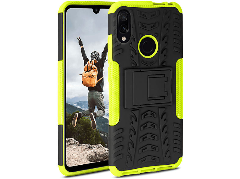 ONEFLOW Tank Case, Backcover, Xiaomi, Redmi Note 7S, Lime