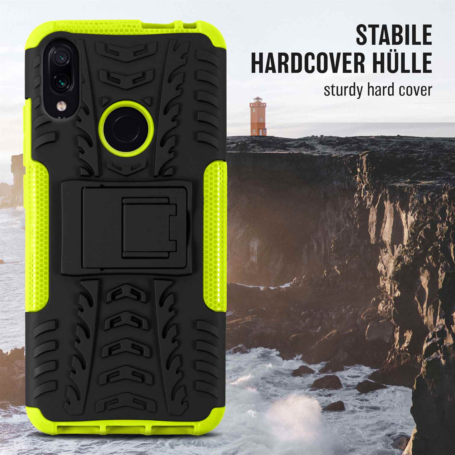Redmi Note Backcover, Tank 7S, Xiaomi, ONEFLOW Case, Lime