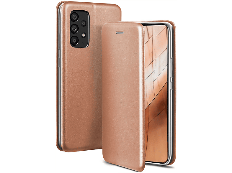 ONEFLOW Business Case, A53 Samsung, Flip - 5G, Cover, Galaxy Rosé Seasons