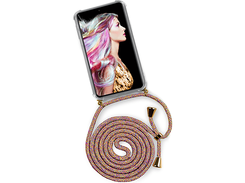ONEFLOW Twist Case, Backcover, Samsung, (Gold) Rainbow Galaxy Sunny S21 FE 5G