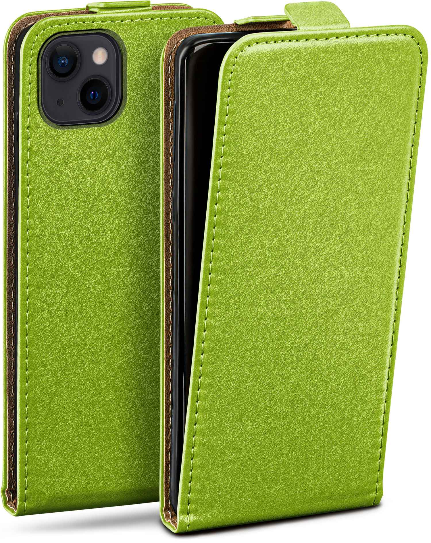 MOEX Flip Case, Flip 13 mini, iPhone Apple, Lime-Green Cover