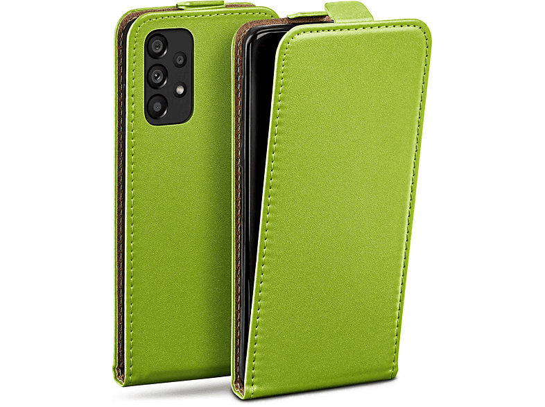 MOEX Flip Case, Flip Cover, Samsung, Galaxy A53 5G, Lime-Green