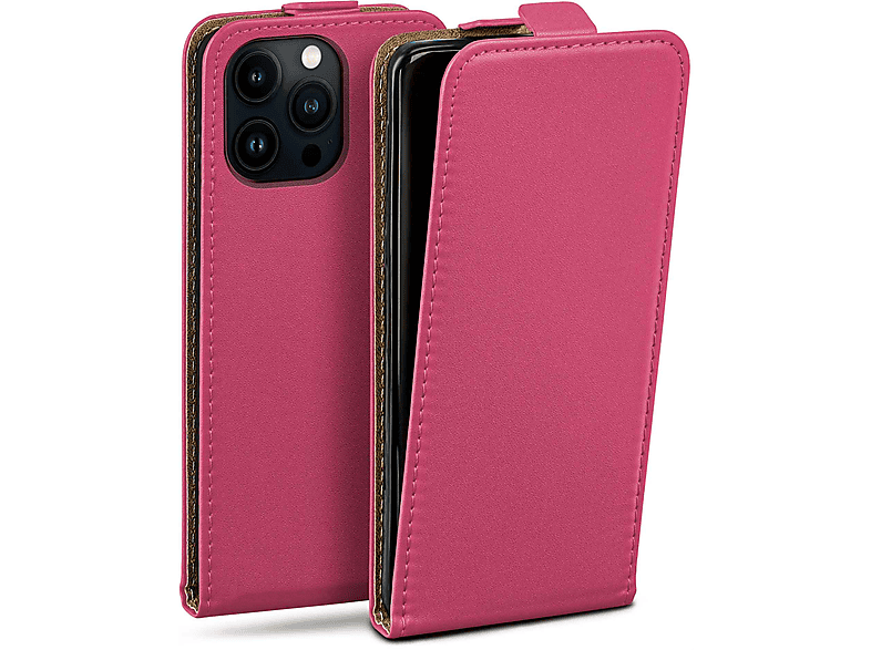 MOEX Flip Case, Berry-Fuchsia Flip iPhone Pro, Cover, 13 Apple