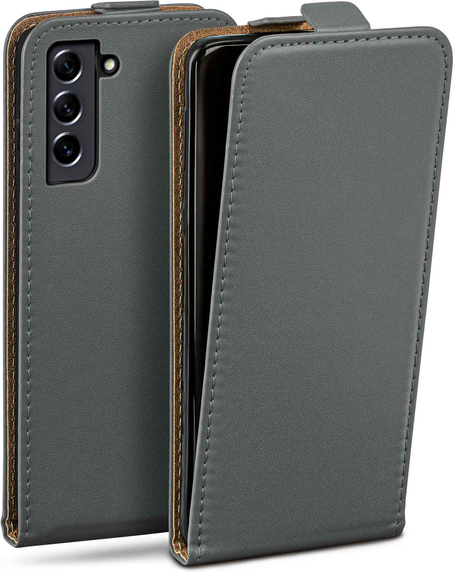 MOEX Flip Case, Samsung, Cover, S21 Flip Anthracite-Gray FE 5G, Galaxy