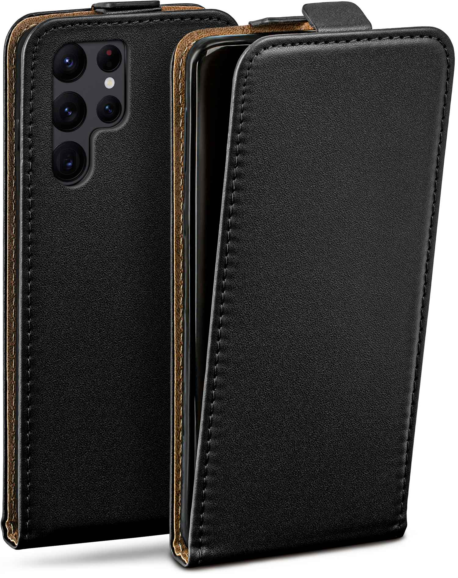 Galaxy MOEX Cover, Ultra, Case, Samsung, S22 Flip Deep-Black Flip