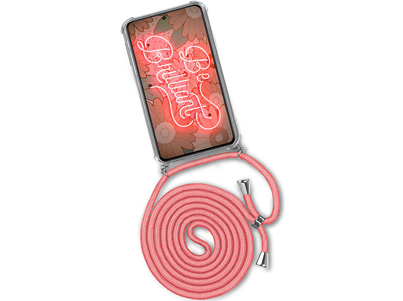 Samsung, 5G, (Silber) Kooky Flamingo Twist S21 Backcover, Case, FE Galaxy ONEFLOW