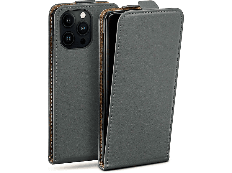 Max, 13 Case, iPhone MOEX Pro Anthracite-Gray Flip Apple, Flip Cover,