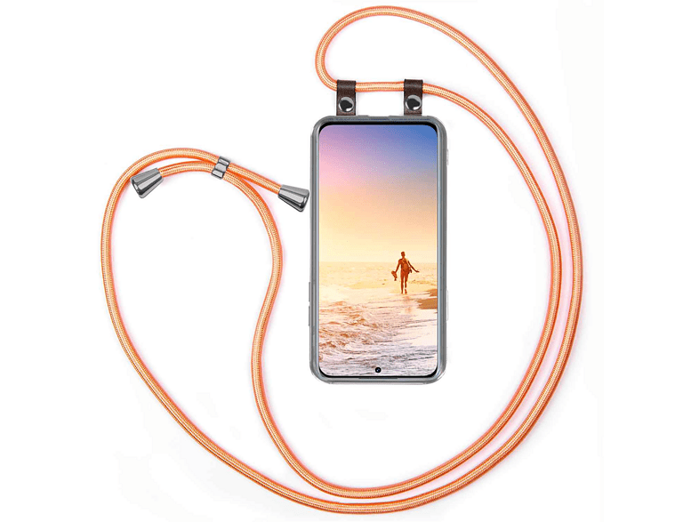 MOEX Handykette, Backcover, Xiaomi, 12 Pro, Shiny Coral