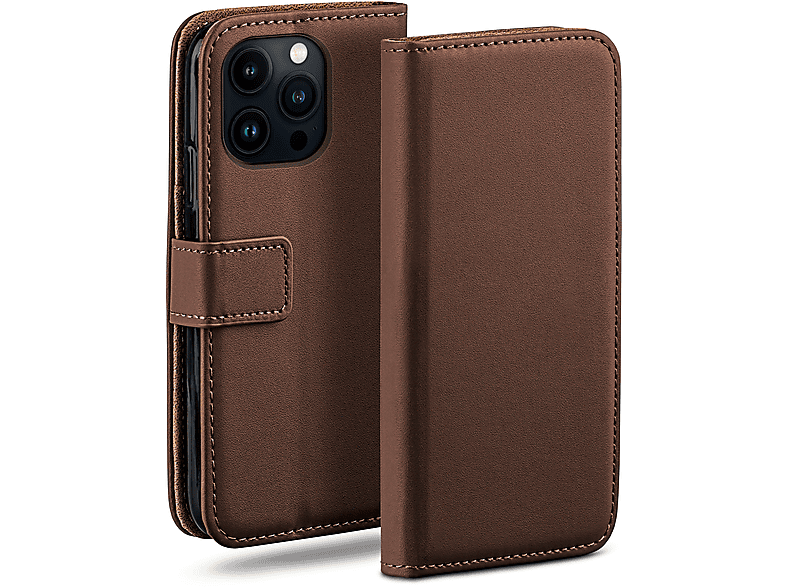 MOEX Case, Bookcover, Book Oxide-Brown Pro, Apple, 13 iPhone