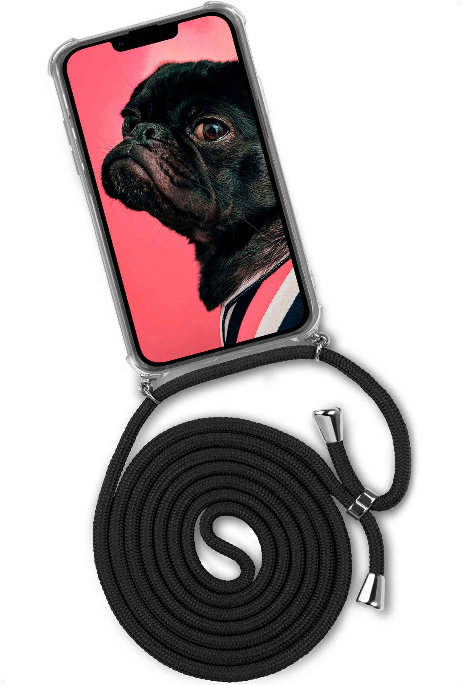 ONEFLOW Twist Black 13 Apple, mini, Diamond Case, iPhone (Silber) Backcover