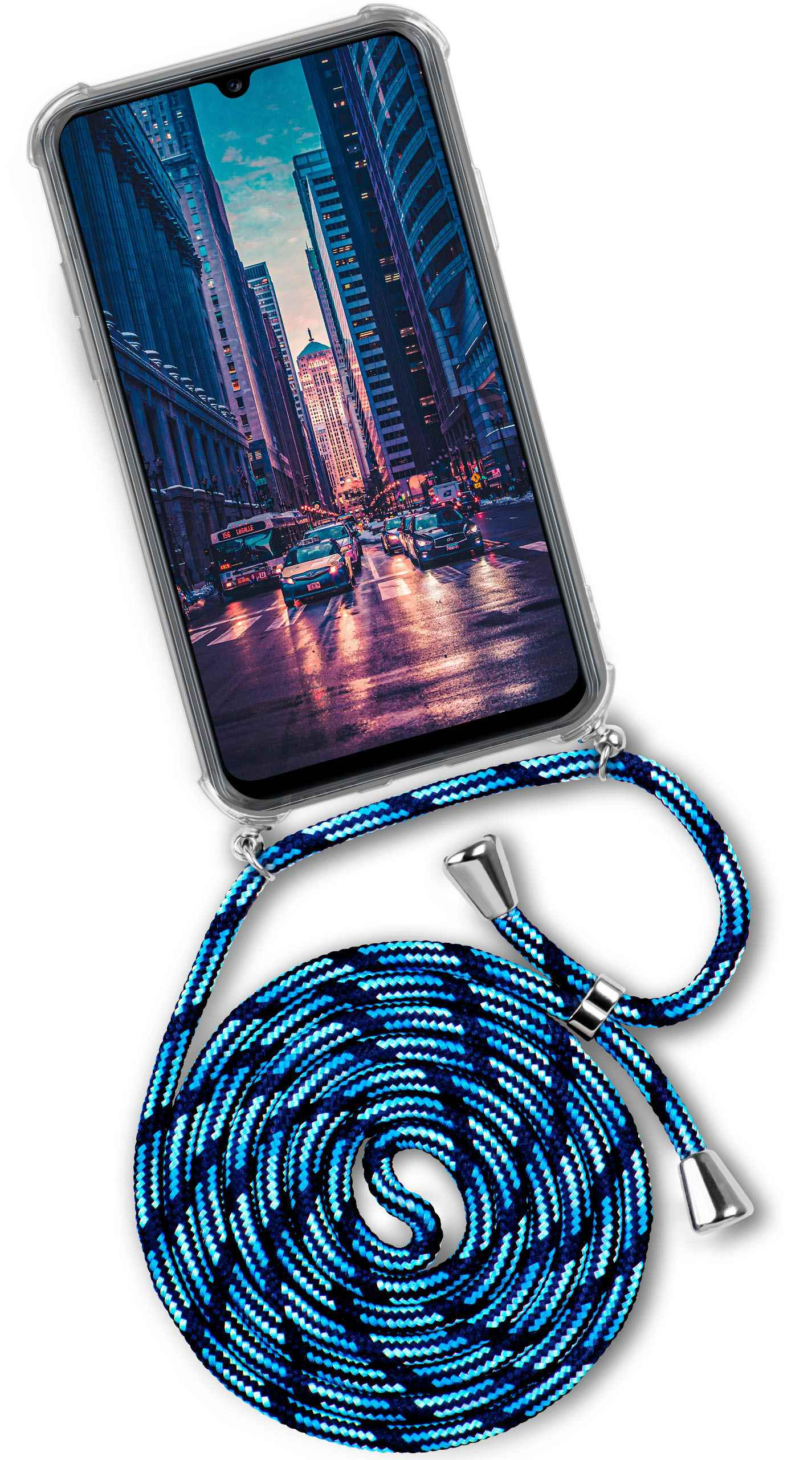 ONEFLOW Galaxy M32, Backcover, Case, (Silber) Dip Samsung, City Twist
