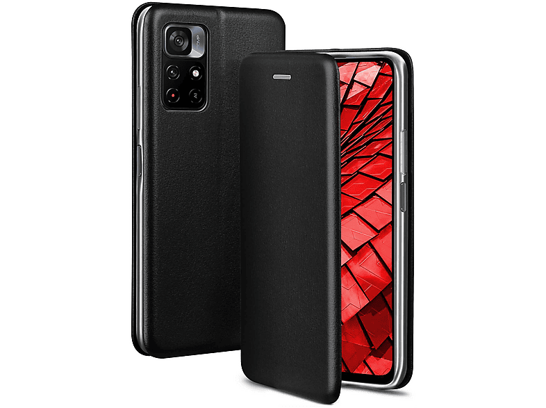 ONEFLOW Business Case Für Poco X4 Pro 5G: Klapphülle Mit Standfunktion, Kartenfach & Magnetverschluss – Schlankes Design Aus PU-Leder Mit 360° Schutz.