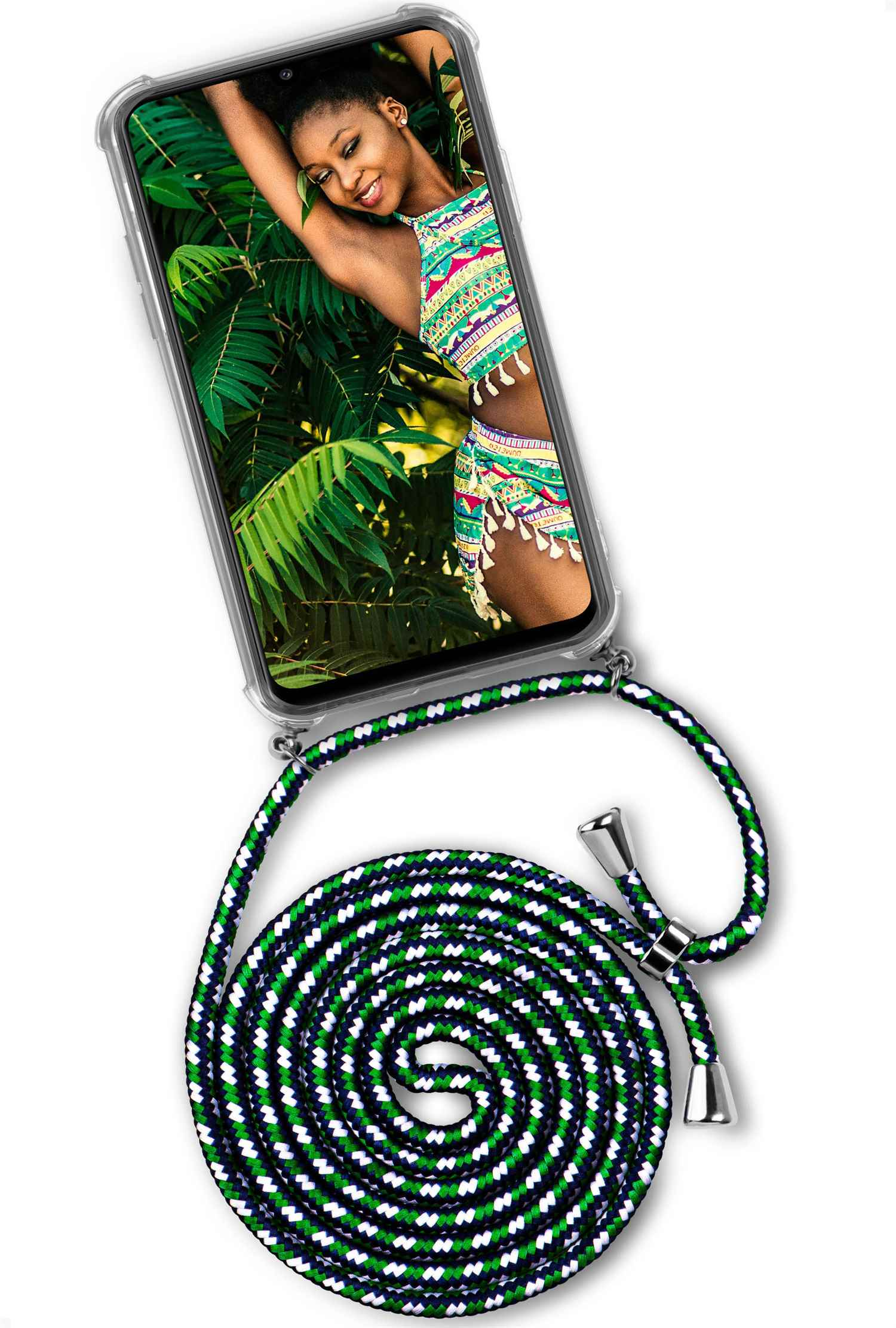 ONEFLOW Twist Case, Backcover, A22 Samsung, Mama (4G), Africa (Silber) Galaxy