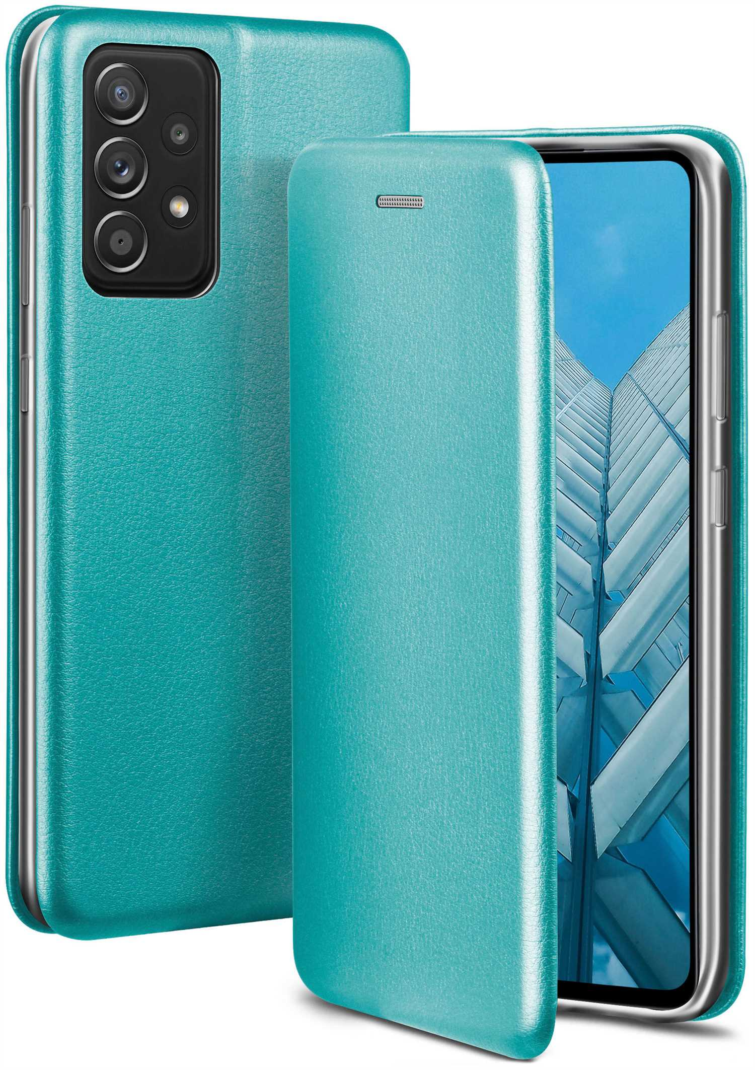 Blue 5G, Business Samsung, Worldwide - Flip ONEFLOW Case, Cover, A52s Galaxy