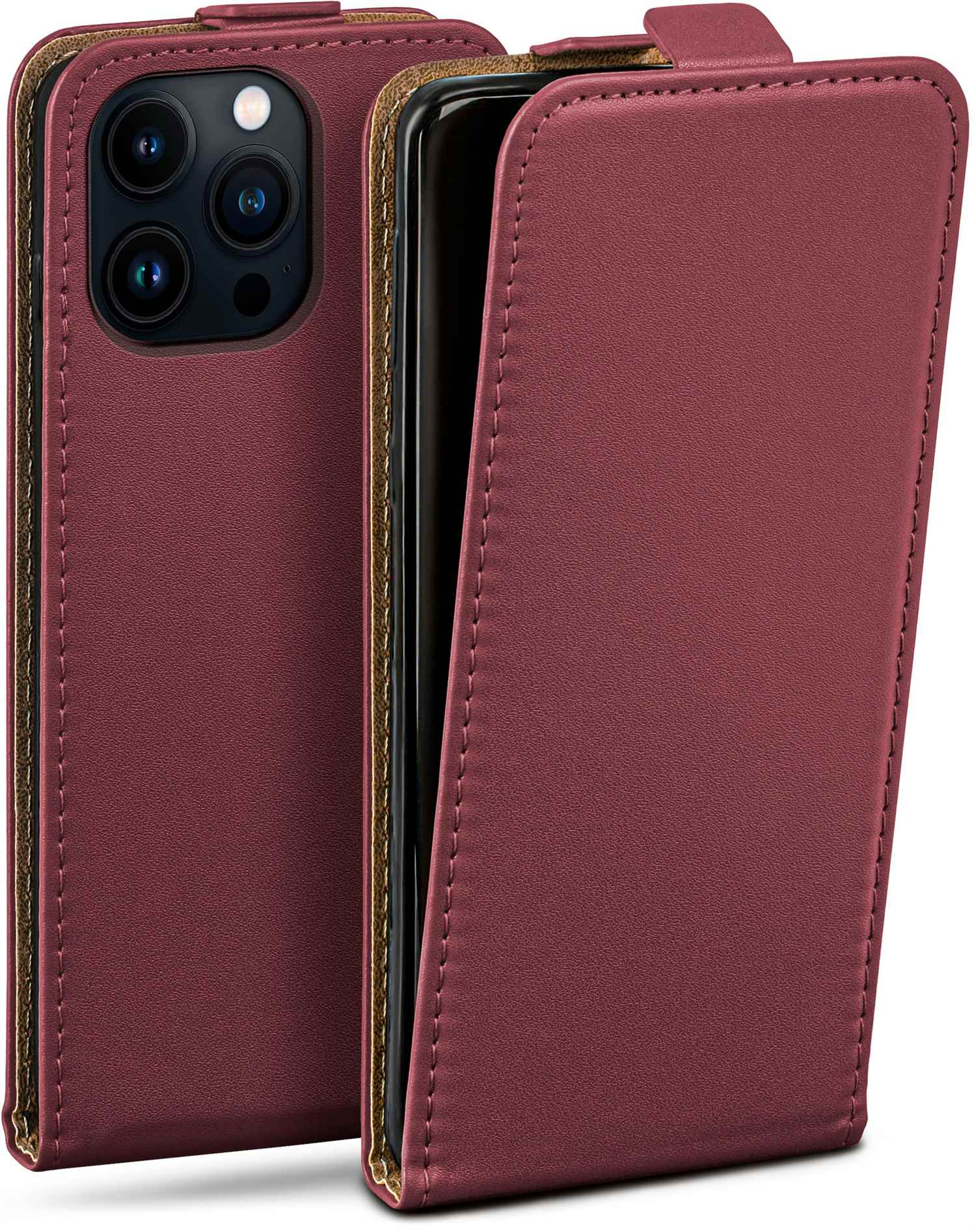 MOEX Flip Case, Flip Cover, Maroon-Red Pro, Apple, 13 iPhone