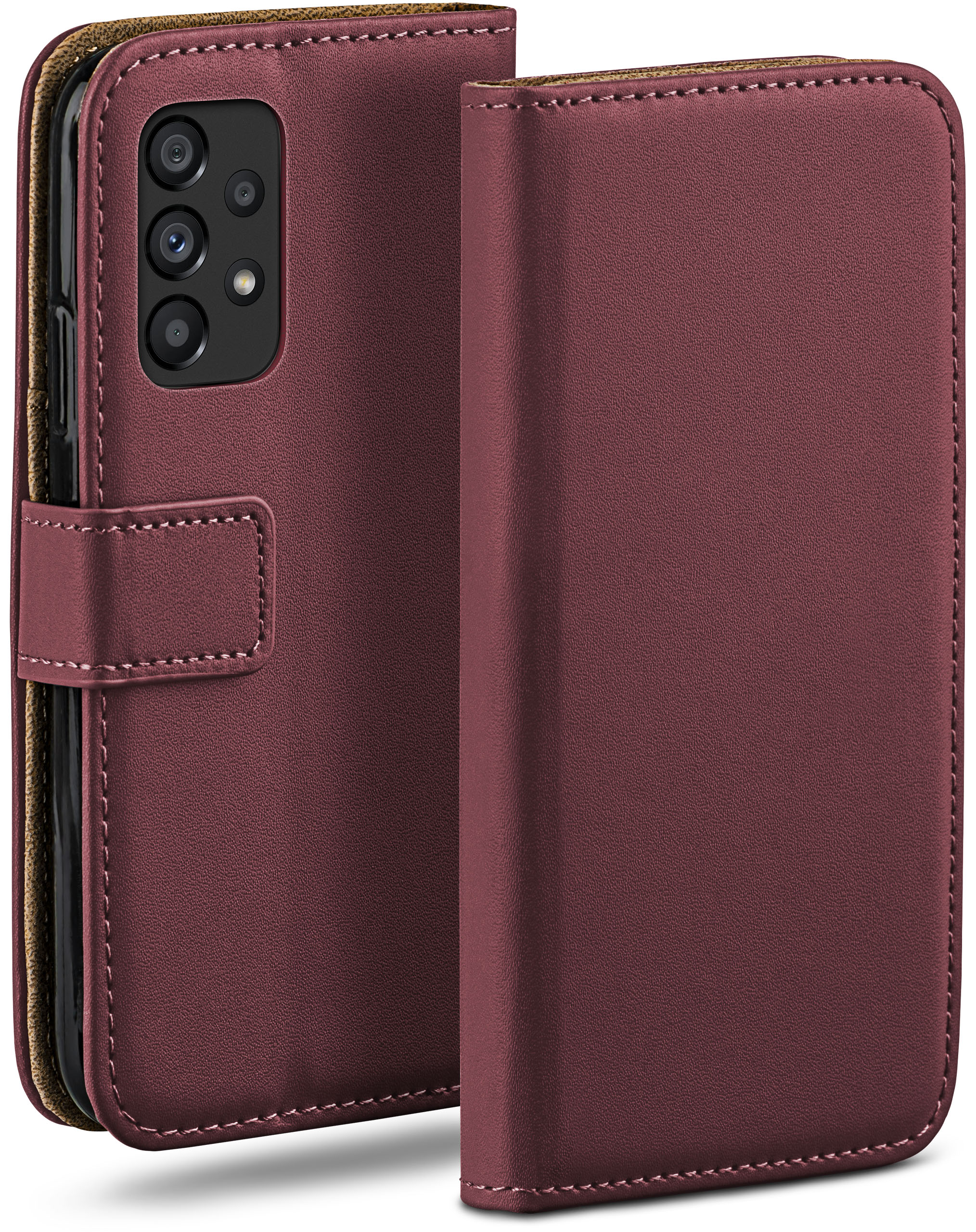 Book A53 MOEX Samsung, 5G, Case, Maroon-Red Galaxy Bookcover,
